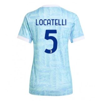 Juventus Dam Bortatröja 2025/26 Manuel Locatelli 5 Kortärmad Fotbollströja