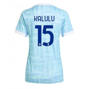 Juventus Dam Bortatröja 2025/26 Pierre Kalulu 15 Kortärmad Fotbollströja