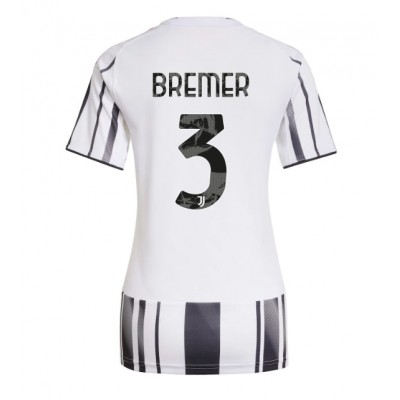 Juventus Dam Hemmatröja 2025/26 Gleison Bremer 3 Kortärmad Fotbollströja 1 Juventus Dam Hemmatröja 2025/26 Gleison Bremer 3 Kortärmad Fotbollströja