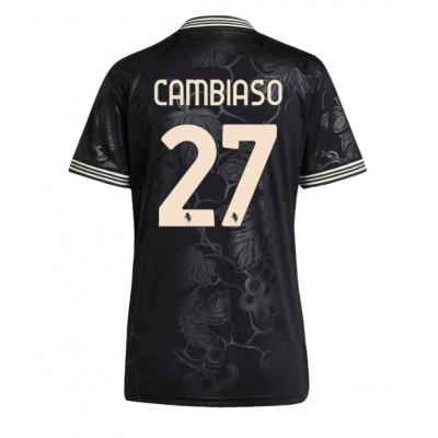 Juventus Dam Tredjetröja 2025/26 Andrea Cambiaso 27 Kortärmad Fotbollströja 1 Juventus Dam Tredjetröja 2025/26 Andrea Cambiaso 27 Kortärmad Fotbollströja