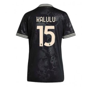 Juventus Dam Tredjetröja 2025/26 Pierre Kalulu 15 Kortärmad Fotbollströja