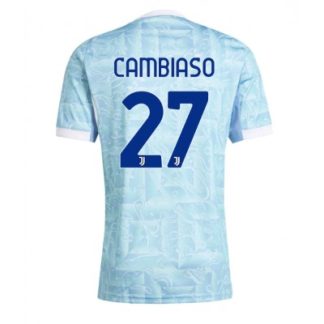 Juventus Herr Bortatröja 2025/26 Andrea Cambiaso 27 Kortärmad Fotbollströja