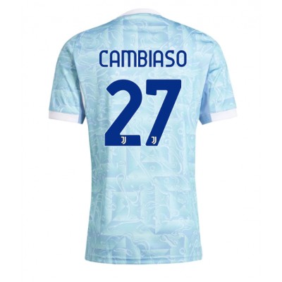 Juventus Herr Bortatröja 2025/26 Andrea Cambiaso 27 Kortärmad Fotbollströja
