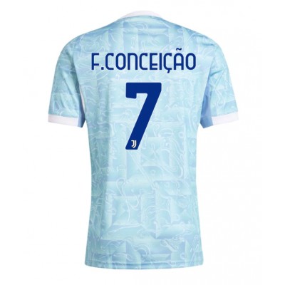 Juventus Herr Bortatröja 2025/26 Francisco Conceição 7 Kortärmad Fotbollströja