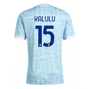 Juventus Herr Bortatröja 2025/26 Pierre Kalulu 15 Kortärmad Fotbollströja