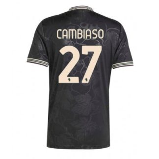 Juventus Herr Tredjetröja 2025/26 Andrea Cambiaso 27 Kortärmad Fotbollströja