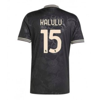 Juventus Herr Tredjetröja 2025/26 Pierre Kalulu 15 Kortärmad Fotbollströja