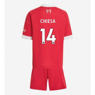 Liverpool Barn Hemmaställ 2025/26 Federico Chiesa 14 Kortärmad Tröja + Shorts Liverpool Barn Hemmaställ 2025/26 Federico Chiesa 14 Kortärmad Tröja + Shorts