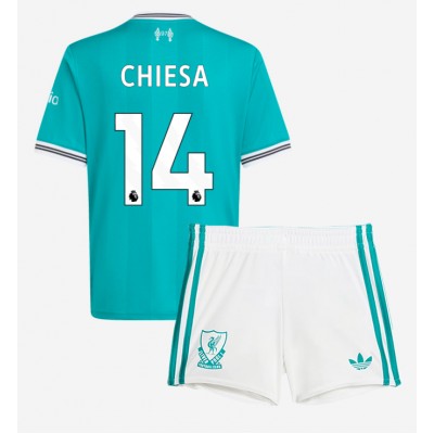 Liverpool Barn Tredjeställ 2025/26 Federico Chiesa 14 Kortärmad Tröja + Shorts 1 Liverpool Barn Tredjeställ 2025/26 Federico Chiesa 14 Kortärmad Tröja + Shorts