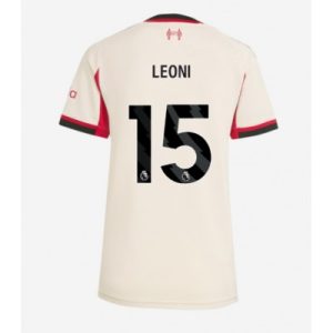 Liverpool Dam Bortatröja 2025/26 Giovanni Leoni 15 Kortärmad Fotbollströja