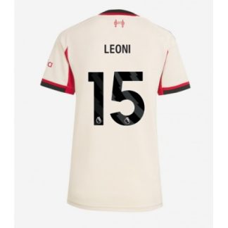 Liverpool Dam Bortatröja 2025/26 Giovanni Leoni 15 Kortärmad Fotbollströja