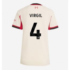 Liverpool Dam Bortatröja 2025/26 Virgil van Dijk 4 Kortärmad Fotbollströja