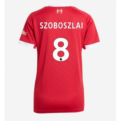 Liverpool Dam Hemmatröja 2025/26 Dominik Szoboszlai 8 Kortärmad Fotbollströja 1 Liverpool Dam Hemmatröja 2025/26 Dominik Szoboszlai 8 Kortärmad Fotbollströja