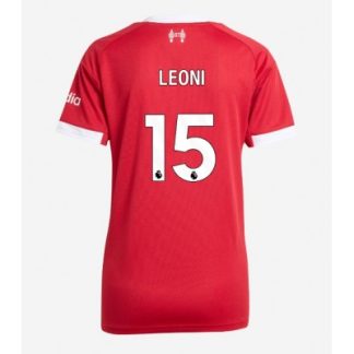 Liverpool Dam Hemmatröja 2025/26 Giovanni Leoni 15 Kortärmad Fotbollströja