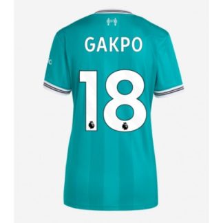 Liverpool Dam Tredjetröja 2025/26 Cody Gakpo 18 Kortärmad Fotbollströja
