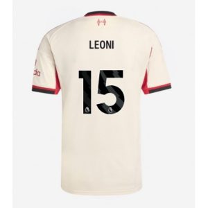Liverpool Herr Bortatröja 2025/26 Giovanni Leoni 15 Kortärmad Fotbollströja