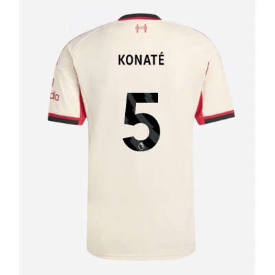 Liverpool Herr Bortatröja 2025/26 Ibrahima Konaté 5 Kortärmad Fotbollströja 1 Liverpool Herr Bortatröja 2025/26 Ibrahima Konaté 5 Kortärmad Fotbollströja