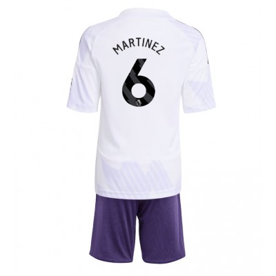 Manchester United Barn Bortaställ 2025/26 Lisandro Martínez 6 Kortärmad Tröja + Shorts 1 Manchester United Barn Bortaställ 2025/26 Lisandro Martínez 6 Kortärmad Tröja + Shorts