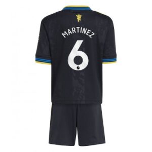 Manchester United Barn Tredjeställ 2025/26 Lisandro Martínez 6 Kortärmad Tröja + Shorts