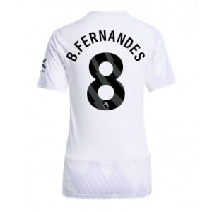Manchester United Dam Bortatröja 2025/26 Bruno Fernandes 8 Kortärmad Fotbollströja