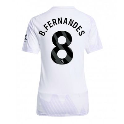 Manchester United Dam Bortatröja 2025/26 Bruno Fernandes 8 Kortärmad Fotbollströja