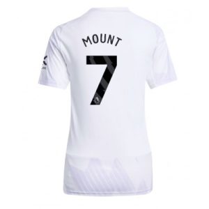 Manchester United Dam Bortatröja 2025/26 Mason Mount 7 Kortärmad Fotbollströja