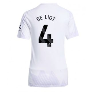 Manchester United Dam Bortatröja 2025/26 Matthijs de Ligt 4 Kortärmad Fotbollströja