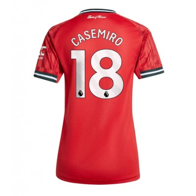 Manchester United Dam Hemmatröja 2025/26 Casemiro 18 Kortärmad Fotbollströja