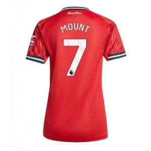Manchester United Dam Hemmatröja 2025/26 Mason Mount 7 Kortärmad Fotbollströja