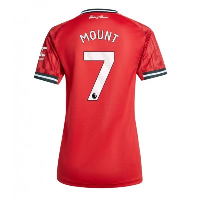 Manchester United Dam Hemmatröja 2025/26 Mason Mount 7 Kortärmad Fotbollströja