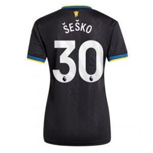 Manchester United Dam Tredjetröja 2025/26 Benjamin Šeško 30 Kortärmad Fotbollströja