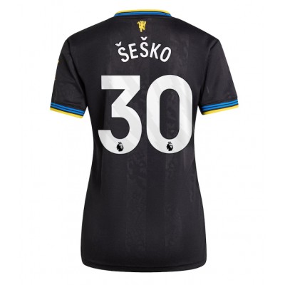 Manchester United Dam Tredjetröja 2025/26 Benjamin Šeško 30 Kortärmad Fotbollströja