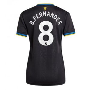 Manchester United Dam Tredjetröja 2025/26 Bruno Fernandes 8 Kortärmad Fotbollströja