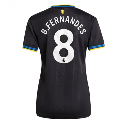 Manchester United Dam Tredjetröja 2025/26 Bruno Fernandes 8 Kortärmad Fotbollströja