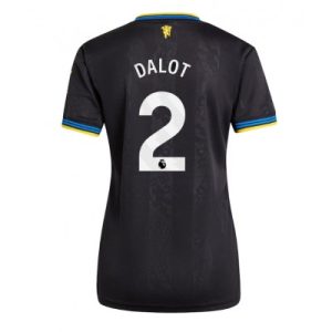Manchester United Dam Tredjetröja 2025/26 Diogo Dalot 2 Kortärmad Fotbollströja