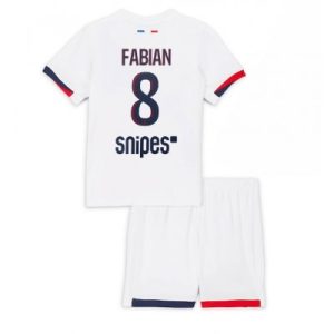 Paris Saint-Germain Barn Bortaställ 2025/26 Fabian Ruiz 8 Kortärmad Tröja + Shorts