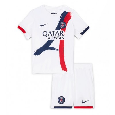 Paris Saint-Germain Bortaställ 2025/26 Barn Kortärmad Tröja + Shorts