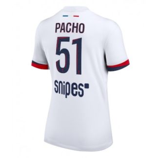 Paris Saint-Germain Dam Bortatröja 2025/26 Willian Pacho 51 Kortärmad Fotbollströja