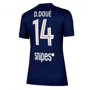 Paris Saint-Germain Dam Hemmatröja 2025/26 Désiré Doué 14 Kortärmad Fotbollströja