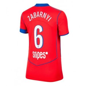 Paris Saint-Germain Dam Tredjetröja 2025/26 Illia Zabarnyi 6 Kortärmad Fotbollströja