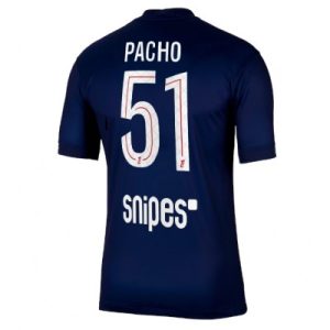 Paris Saint-Germain Herr Hemmatröja 2025/26 Willian Pacho 51 Kortärmad Fotbollströja