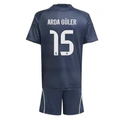 Real Madrid Barn Bortaställ 2025/26 Arda Güler 15 Kortärmad Tröja + Shorts 1 Real Madrid Barn Bortaställ 2025/26 Arda Güler 15 Kortärmad Tröja + Shorts