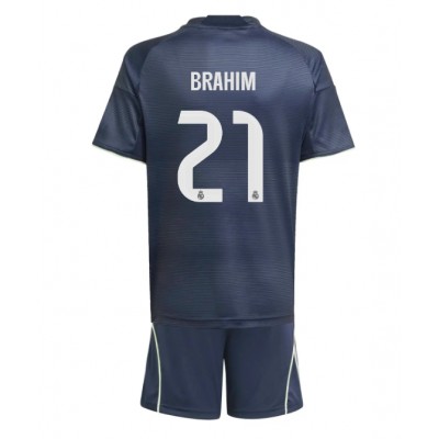 Real Madrid Barn Bortaställ 2025/26 Brahim Díaz 21 Kortärmad Tröja + Shorts 1 Real Madrid Barn Bortaställ 2025/26 Brahim Díaz 21 Kortärmad Tröja + Shorts
