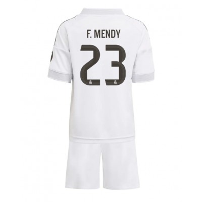 Real Madrid Barn Hemmatröja 2025/26 Ferland Mendy 23 Kortärmad Tröja + Shorts 1 Real Madrid Barn Hemmatröja 2025/26 Ferland Mendy 23 Kortärmad Tröja + Shorts