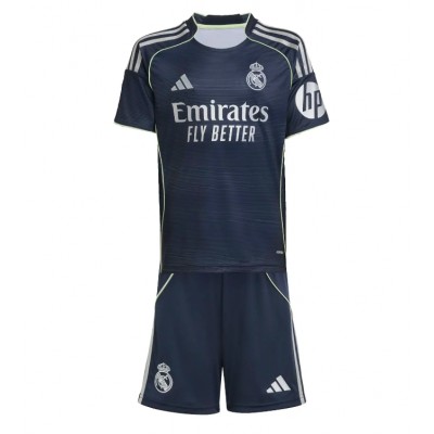 Real Madrid Bortaställ 2025/26 Barn Kortärmad Tröja + Shorts