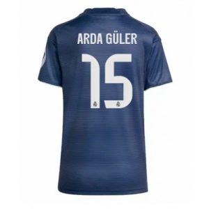 Real Madrid Dam Bortatröja 2025/26 Arda Güler 15 Kortärmad Fotbollströja