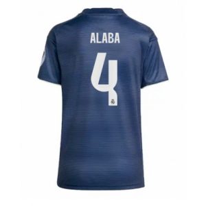 Real Madrid Dam Bortatröja 2025/26 David Alaba 4 Kortärmad Fotbollströja