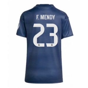 Real Madrid Dam Bortatröja 2025/26 Ferland Mendy 23 Kortärmad Fotbollströja