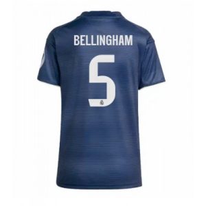 Real Madrid Dam Bortatröja 2025/26 Jude Bellingham 5 Kortärmad Fotbollströja
