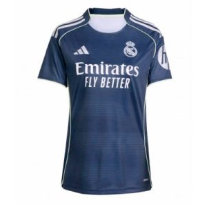 Real Madrid Dam Bortatröja 2025-26 Kortärmad Fotbollströja
